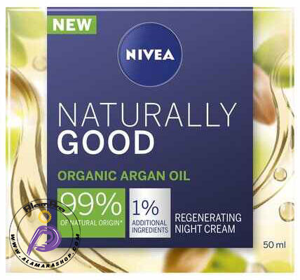 کرم مرطوب کننده شب نیوآ Nivea NATURALLY GOOD