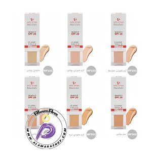 کرم پودر پمپی Classic Touch میس استار 40ml