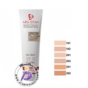 کرم پودر تیوپی میس استار حجم 40 گرم