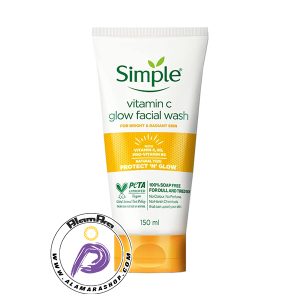 ژل شستشو صورت سیمپل Simple مدل Glow Facial Wash حجم 150 میل